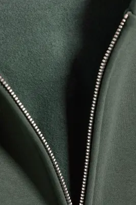 Sweat à capuche zippé ample - Vert foncé — photo 1