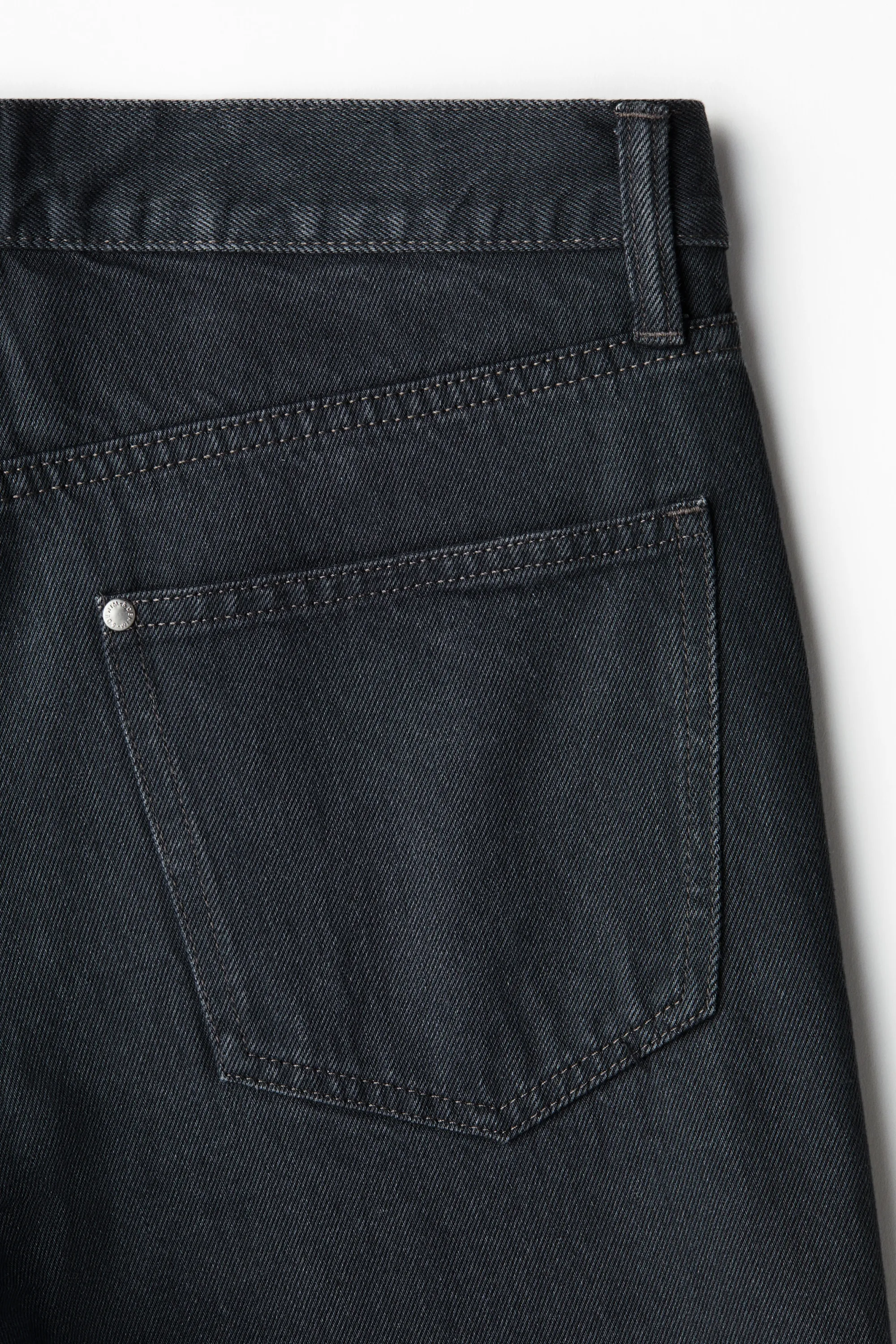 Relaxed Fit Jeans - Gris denim foncé
