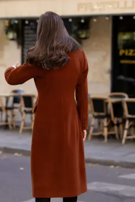 Marcelle Coat - Rust — photo 5