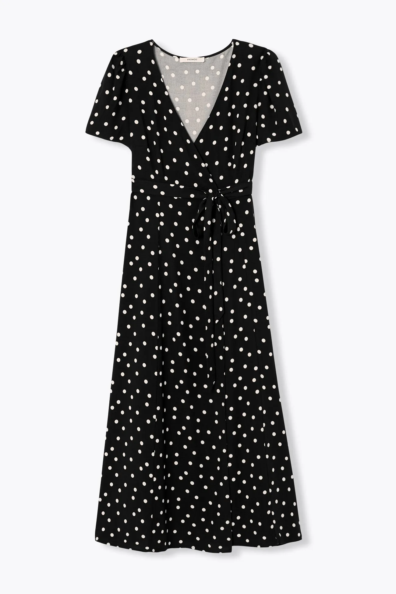 Robe longue à pois Femme