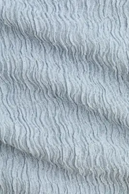 Top asymétrique froissé - Bleu ancien clair — photo 4