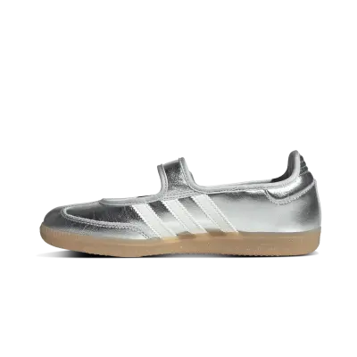 Adidas Samba Jane Silver Metallic Off White — photo 1