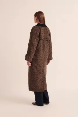 Manteau Gary léopard foncé — photo 4