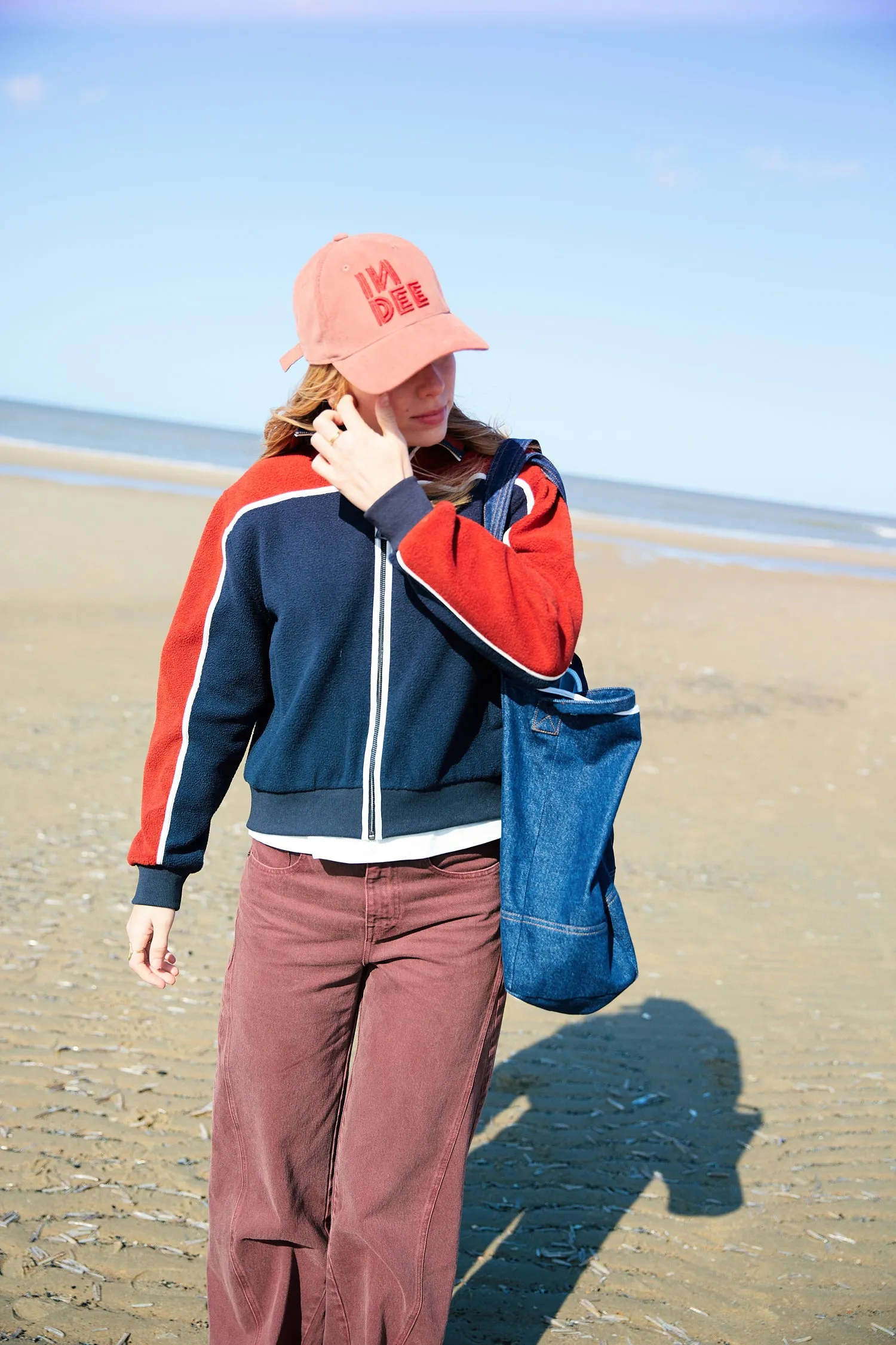 Indee – Veste polaire Waffle Navy