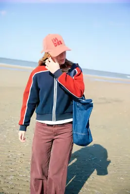 Indee – Veste polaire Waffle Navy — photo 1