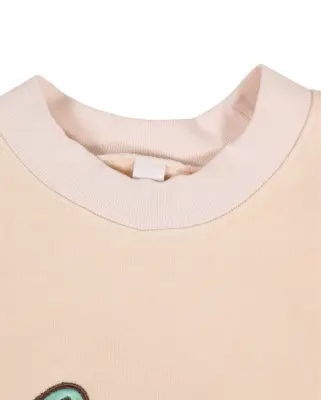 x With Vivid Color Crewneck Cream — photo 4