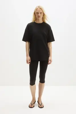 T-shirt Cooling Oversized Fit - Noir — photo 1