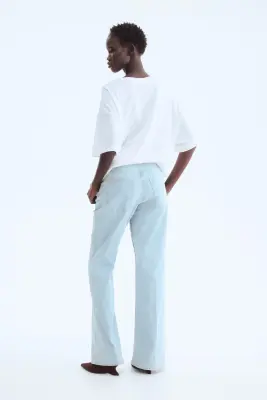 Flared High Jeans - Bleu denim clair — photo 2