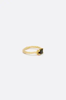 BAGUE MARIUS BAGUETTE - Plaqué or 3 microns — photo 5
