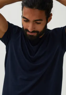 Le t-shirt mérinos - Bleu marine