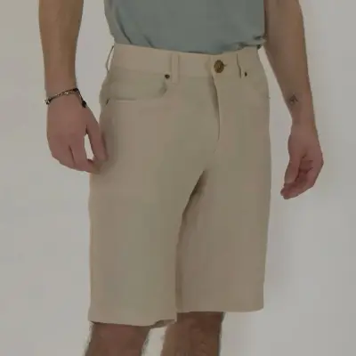 Short Ziggy lin Beige — photo 1