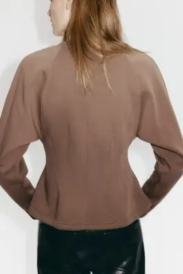 Sweat cintré - Taupe foncé — photo 3