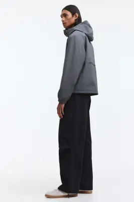 Veste coupe-vent déperlante en nylon - Gris — photo 4