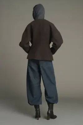 VESTE FRANCE VERT ÉBÈNE — photo 2