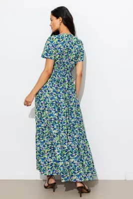 Robe longue volantée Femme — photo 4