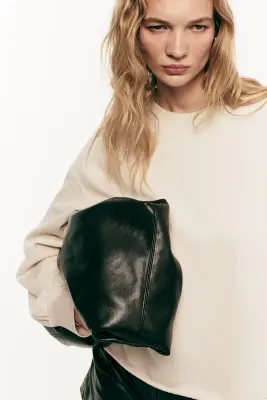 Sweat délavé - Beige clair — photo 3