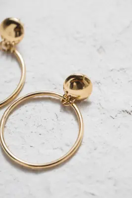 Boucles d'oreille Tila doré — photo 2