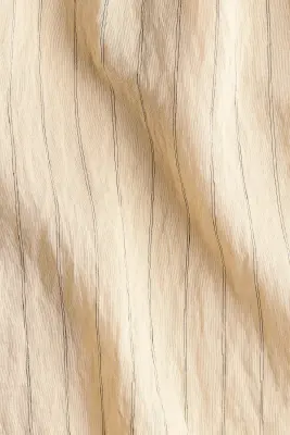 Pantalon droit à cordon - Beige clair — photo 3
