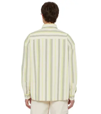 DICKIES CHEMISE RAYEE Jaune — photo 3