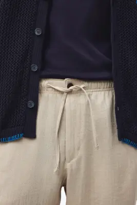 Pantalon Relaxed Fit - Beige — photo 2