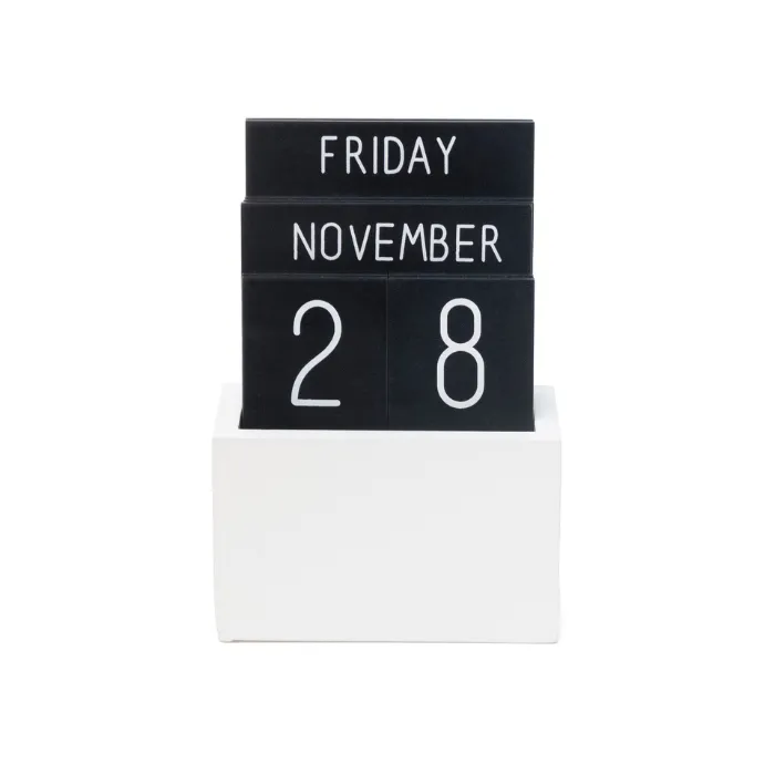 Calendrier Perpétuel Bois Noir