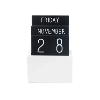 Calendrier Perpétuel Bois Noir — photo 1