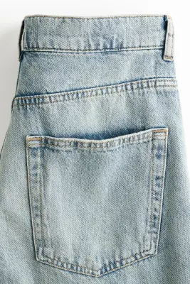 Barrel Regular Waist Jeans - Bleu denim clair — photo 5