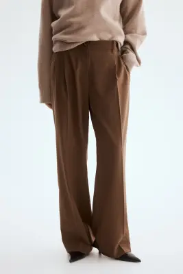 Pantalon chic - Marron — photo 1