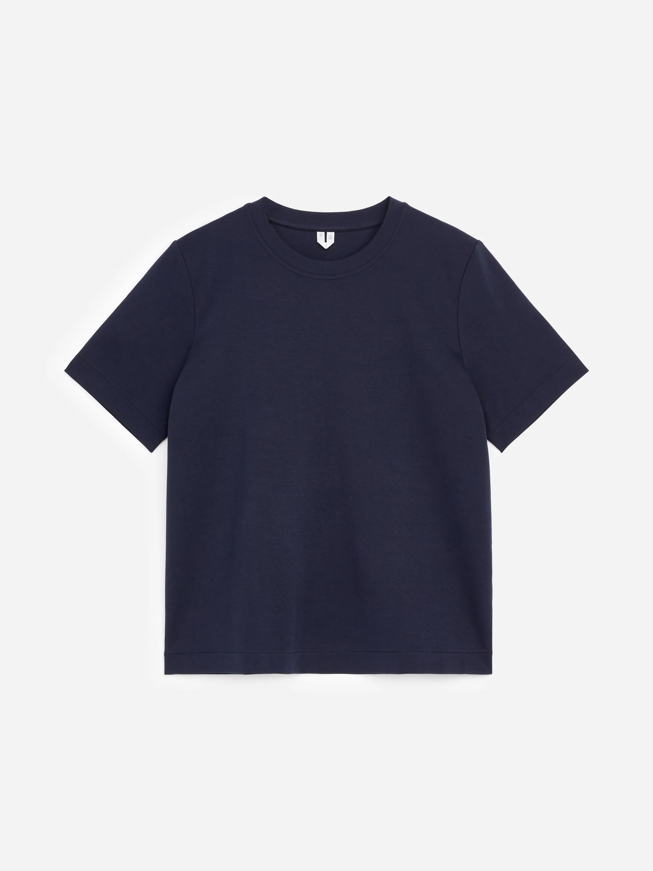 T-shirt signature structuré - Bleu foncé
