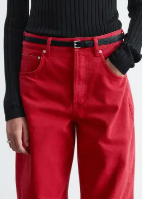 Jean barrel - Rouge — photo 2