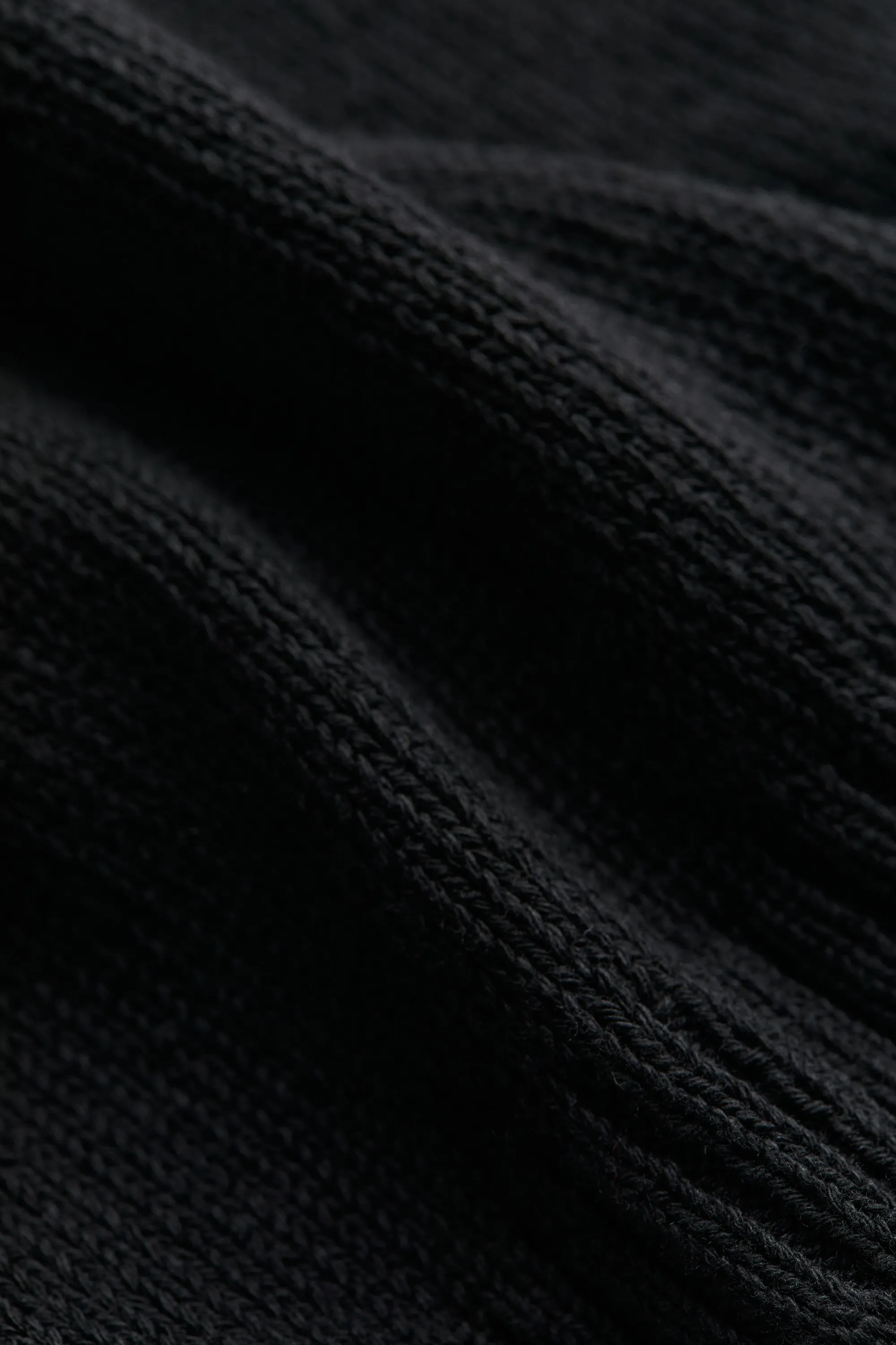 Top en maille avec épaulettes - Noir