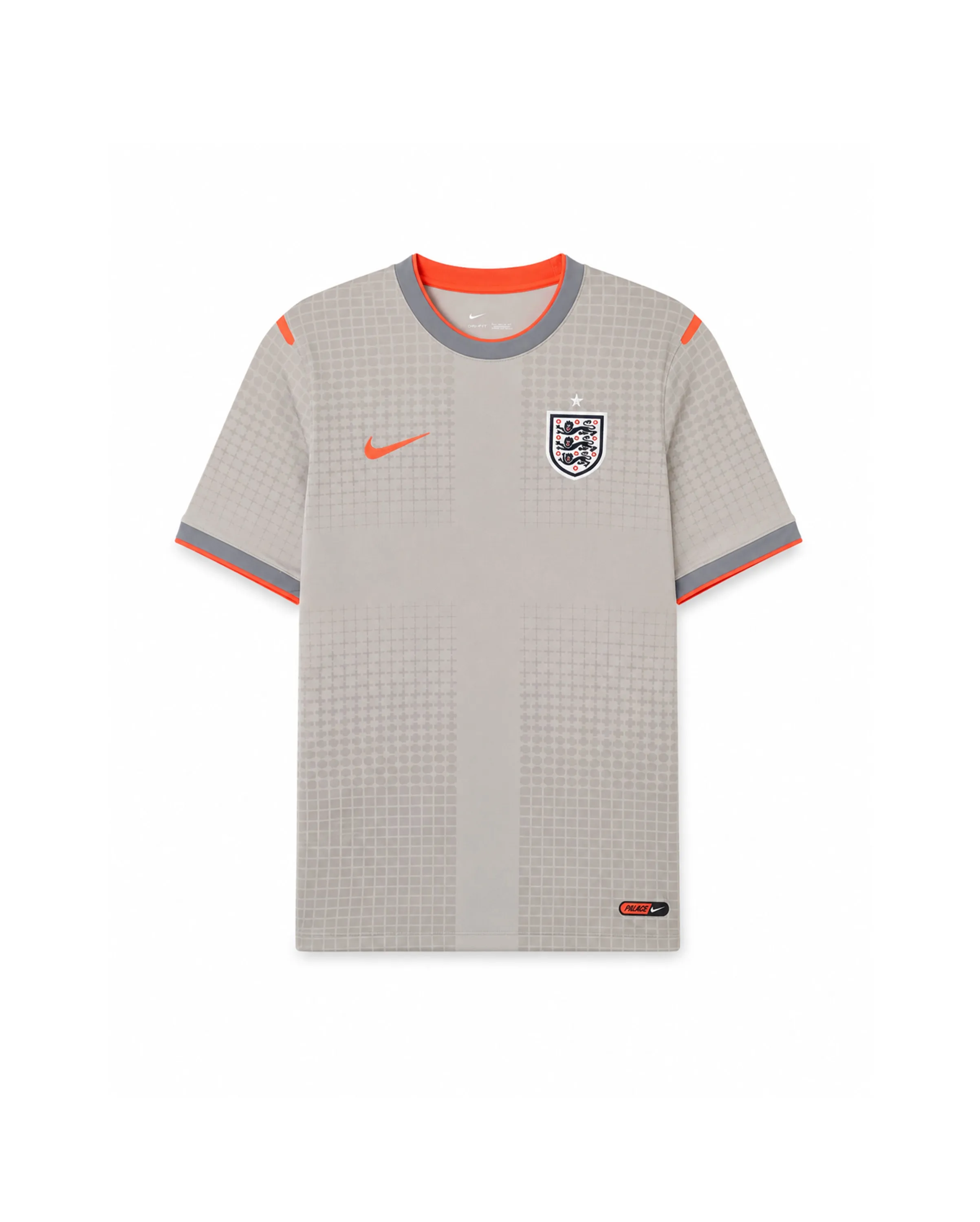 x Palace England Academy Pro Pre-Match Top Pewter Grey