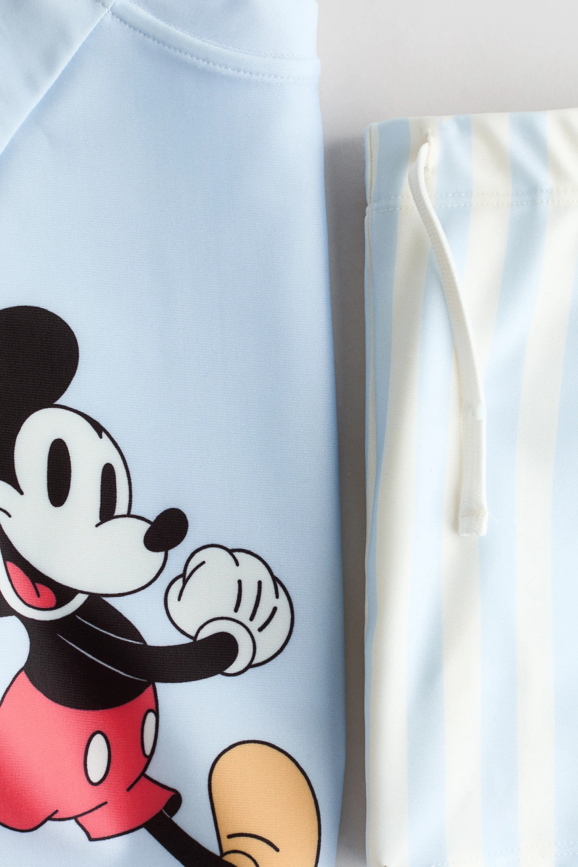 Ensemble de bain imprimé - Bleu clair/Mickey