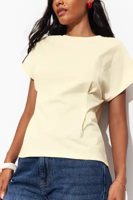 T-shirt à pinces Femme — photo 5