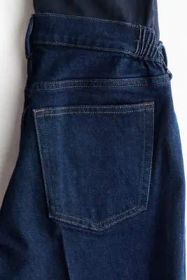 MAMA Slim Straight Ankle Jeans - Bleu denim foncé — photo 3