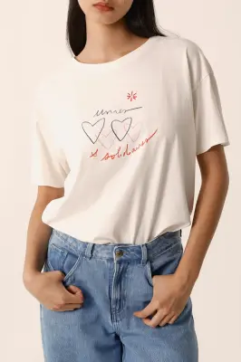 Tee-shirt Marina Ecru — photo 5