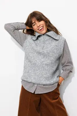Pull camionneur sans manches — photo 2