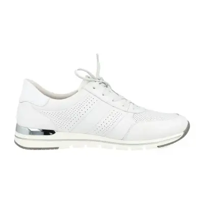 Baskets Remonte R6705-80 Blanches - Lacets Zip Grande Pointure Femme — photo 3