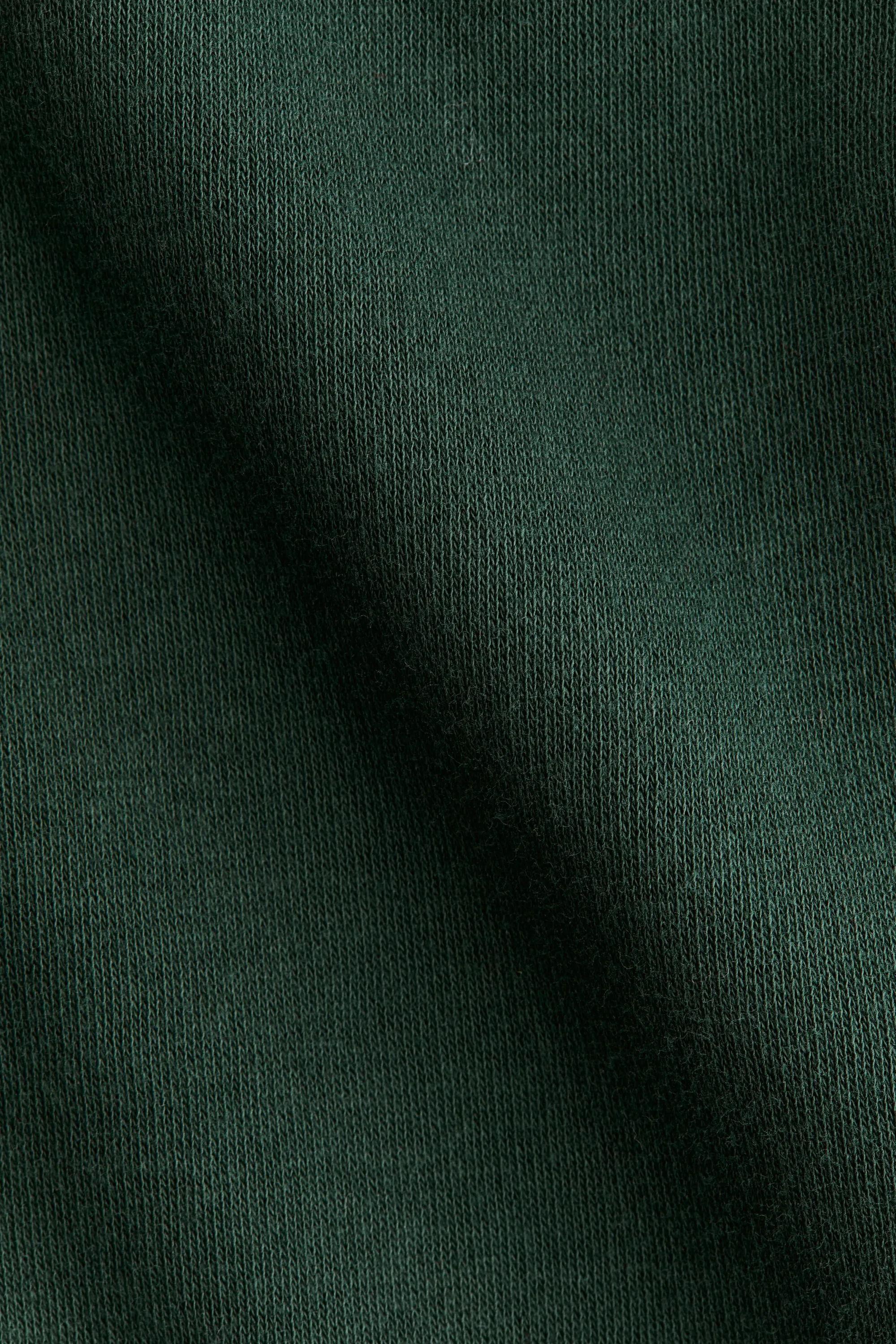 Pantalon jogger à l'intérieur brossé - Vert foncé