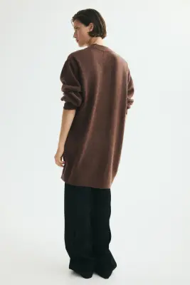 Gilet long - Taupe foncé — photo 3