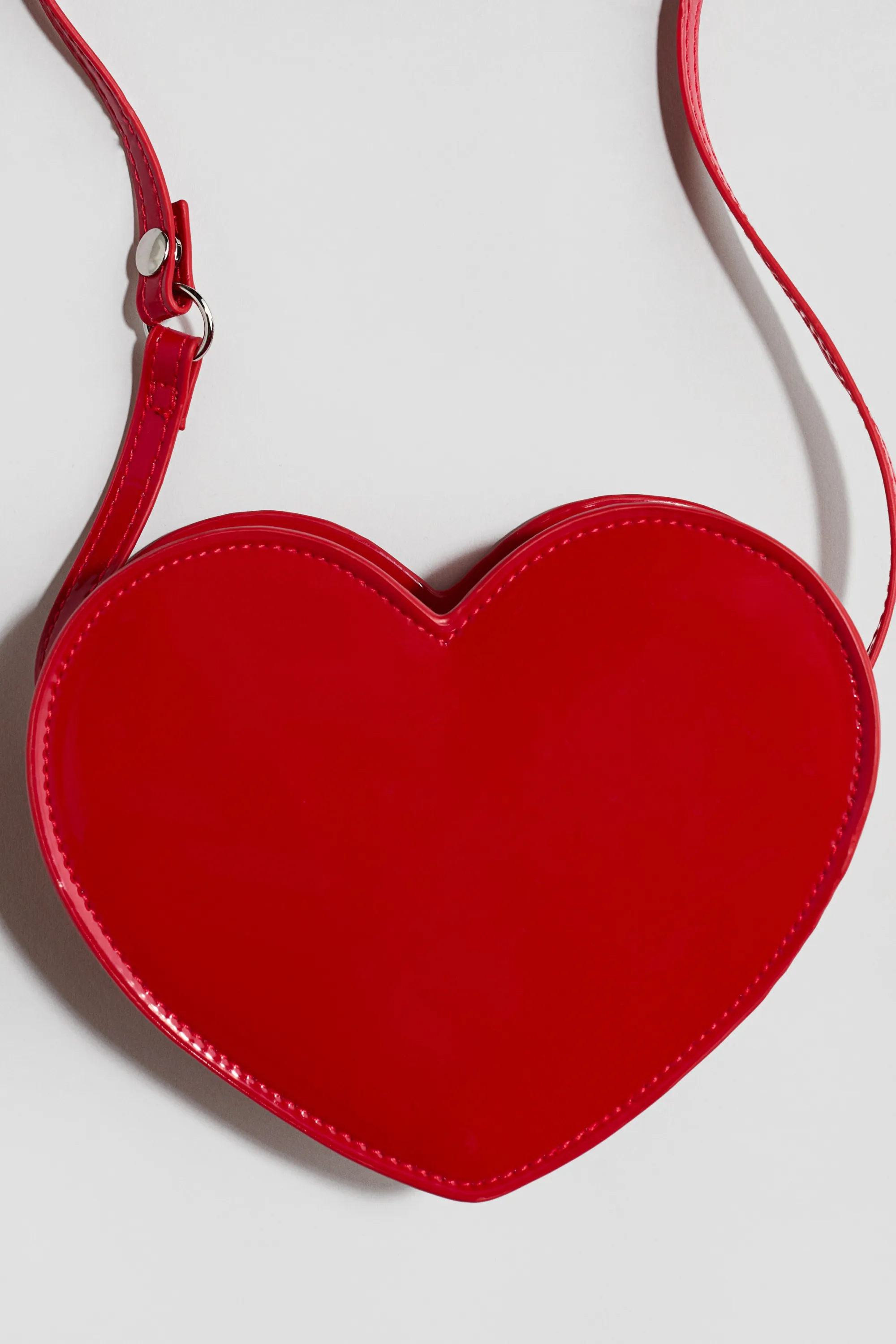 Sac crossbody en forme de cœur - Rouge/cœur