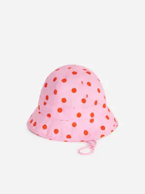 Chapeau flexible - Rose/Pois rouges — photo 1