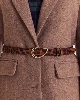 Ceinture Basma pony léopard fauve — photo 3