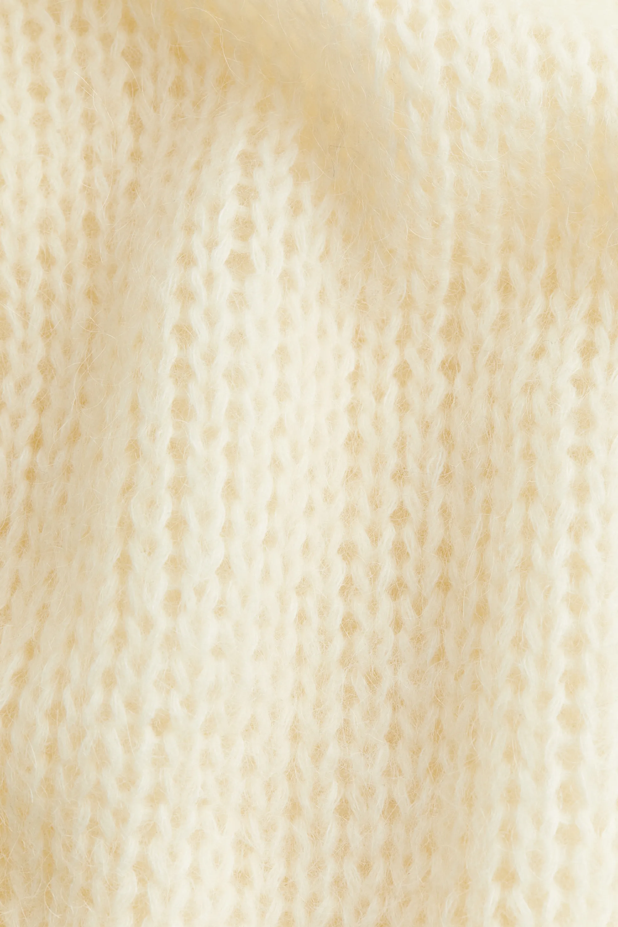 Pull en mohair mélangé - Crème