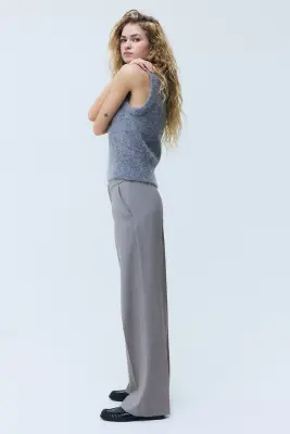 Pantalon chic - Gris — photo 3