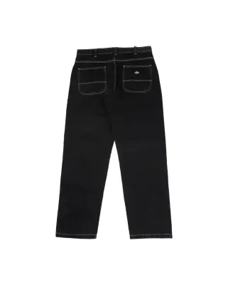 Utility Front Denim Pant Black Wash — photo 5