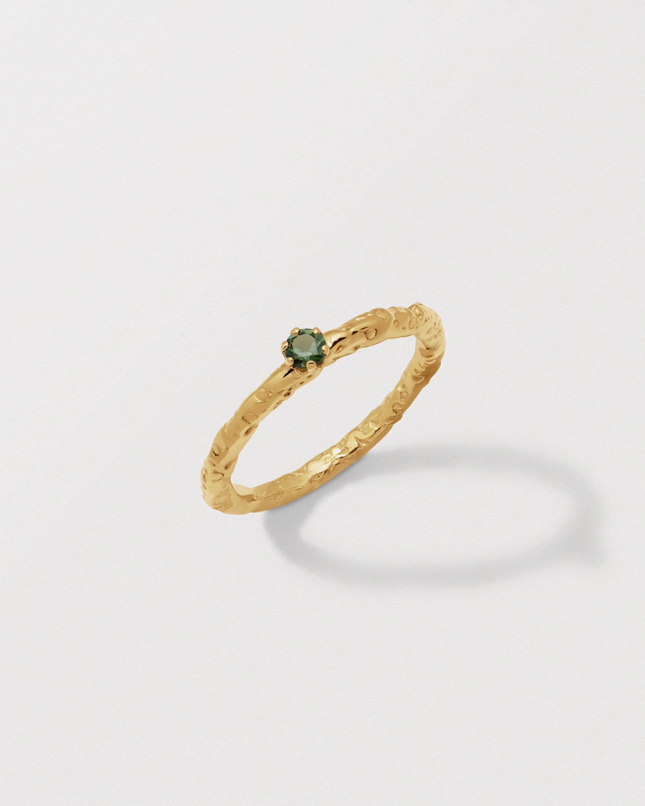 BAGUE MARIUS SERTIE - Plaqué or 3 microns