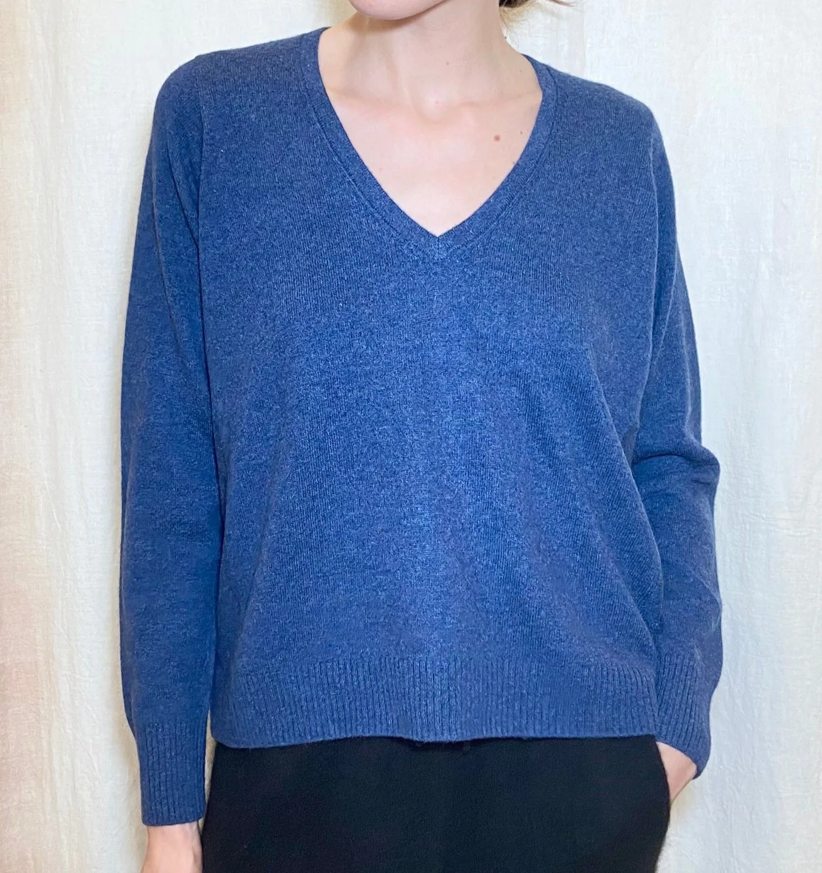 Pull col V cachemire ref 21331 - CT Plage