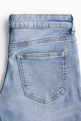Flared Low Jeans - Bleu denim clair — photo 2