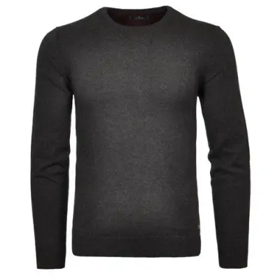 RAGMAN PULL COL ROND GRANDE LONGUEUR Anthracite — photo 1